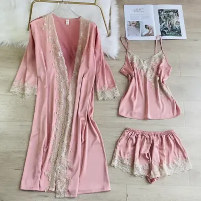 THREE-PIECE SET WOMEN'S HOME CLOTHES